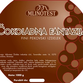 Print Design: Mlinotest - Cake packaging stickers