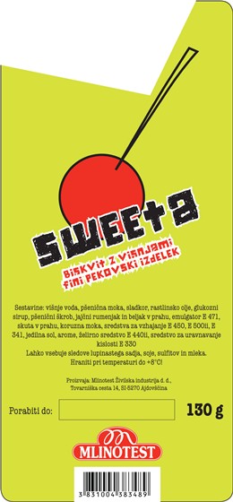 Print Design: Mlinotest - sweet bread packaging stickers