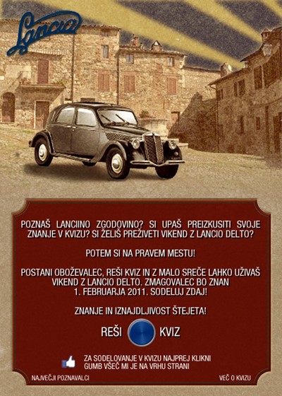 Interfaces: Lancia - facebook app interface